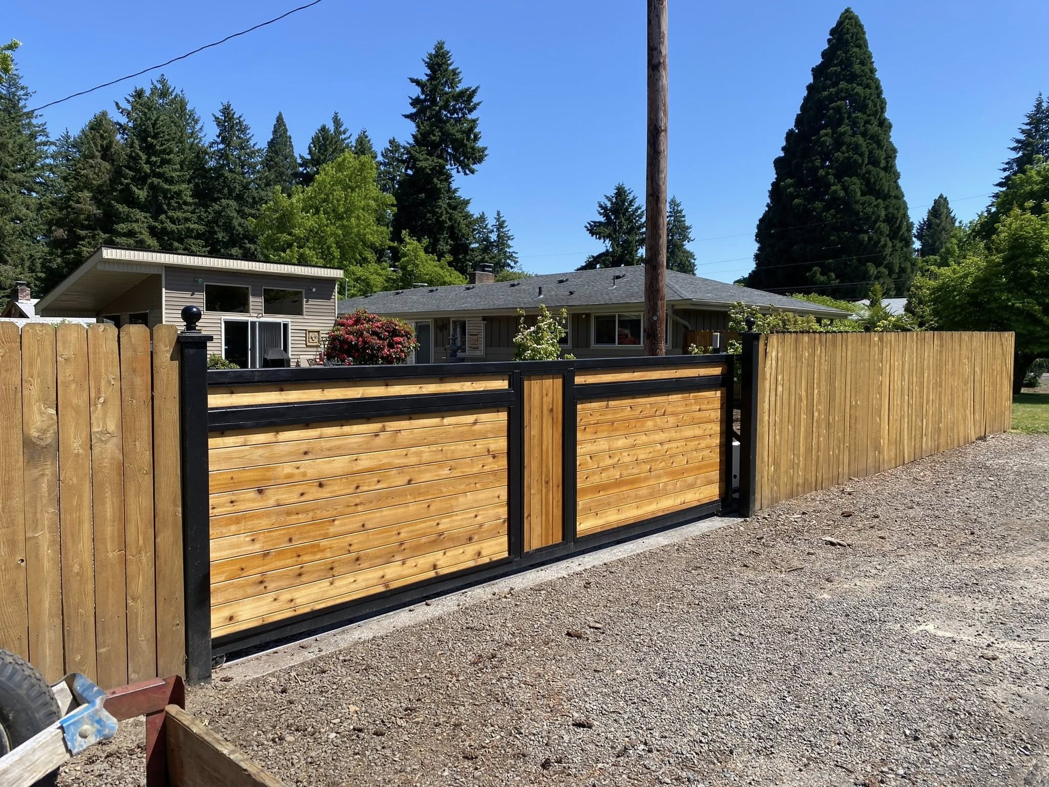 Fence framing and structural exterior work